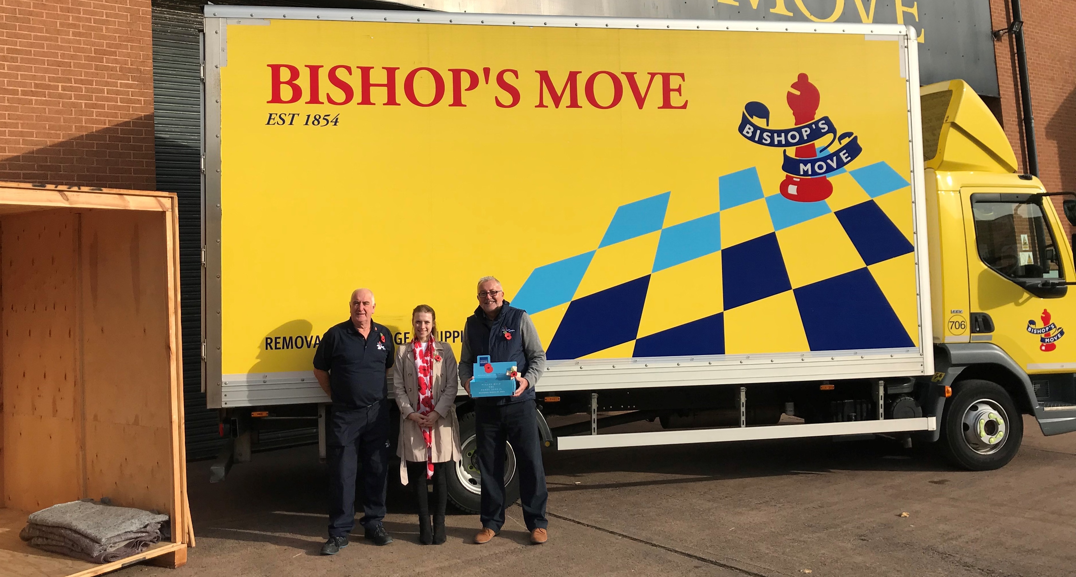 Move stores poppies at Exeter warehouse for British Legion